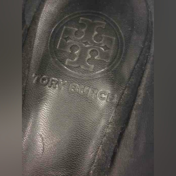 Tory Burch Designer Black high heel pumps size 5.5